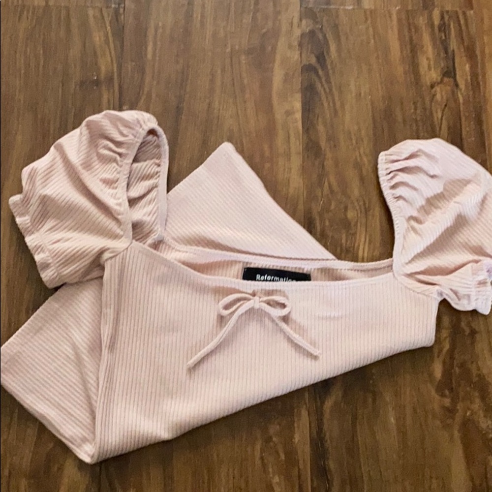 Dusty Rose Reformation Tee